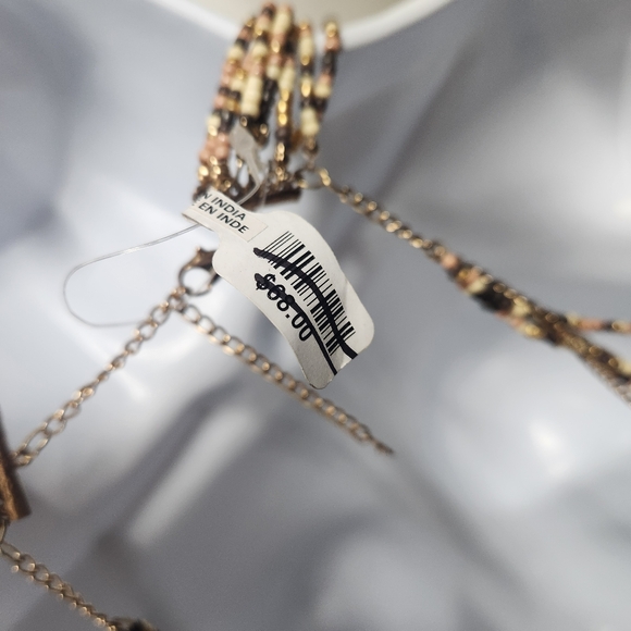 FREE PEOPLE Baez Body Chain By - Caramel Multi - Picture 5 of 7